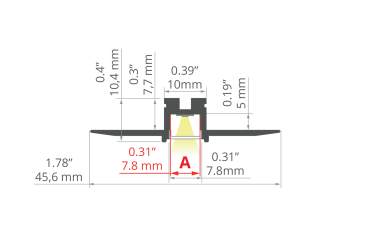 LED Trockenbauleuchte KOZEL-10